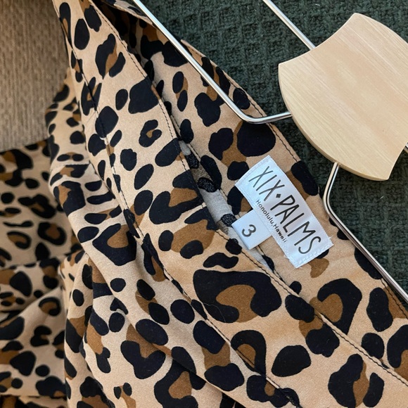 NEW XIX Palms Leopard Maxi Skirt - Picture 5 of 5